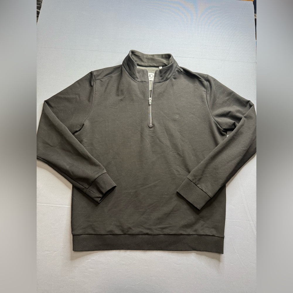 Pino Porte Quarter Zip Sweater Black XL #1227